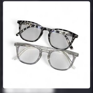 Clear and Tortoiseshel Glasses- Stylish Blue Light Frames